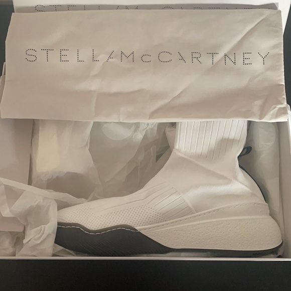 Stella McCartney white sock like sneaker brand new - Picture 10 of 10